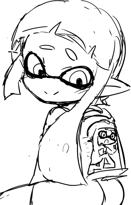 ほのぼのイカちゃん、こういう体格のキャラはよき。 