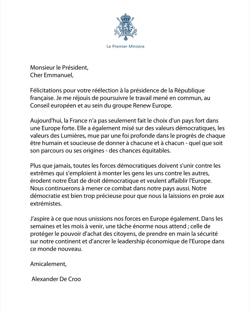 alexanderdecroo tweet picture