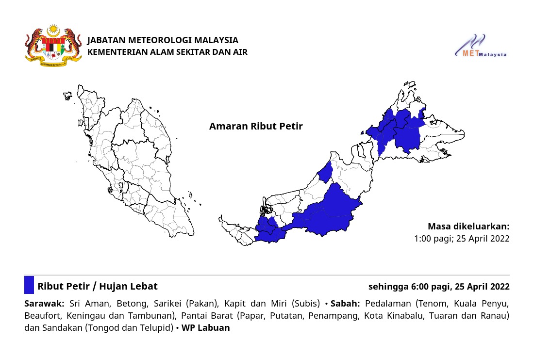 Banjir malaysia jabatan meteorologi Empat Fasa