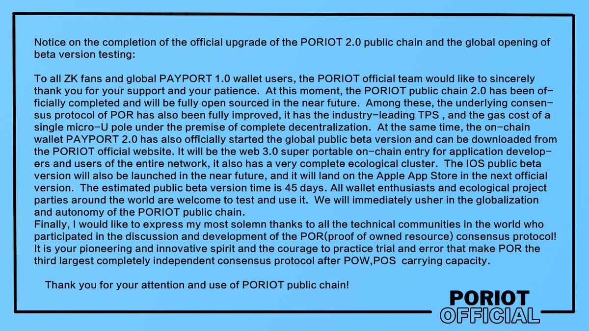 PORIOT OFFICIAL tweet media