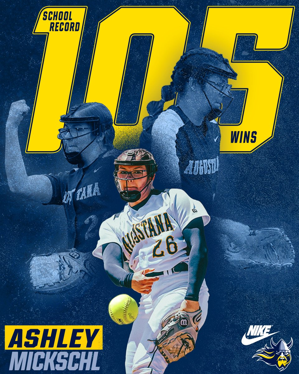 Record Broken. 

<a href="/amickschl/">Ashley Mickschl</a> is now the owner of the most pitching wins in school history with 105 ⚔️

#BuildingChampions