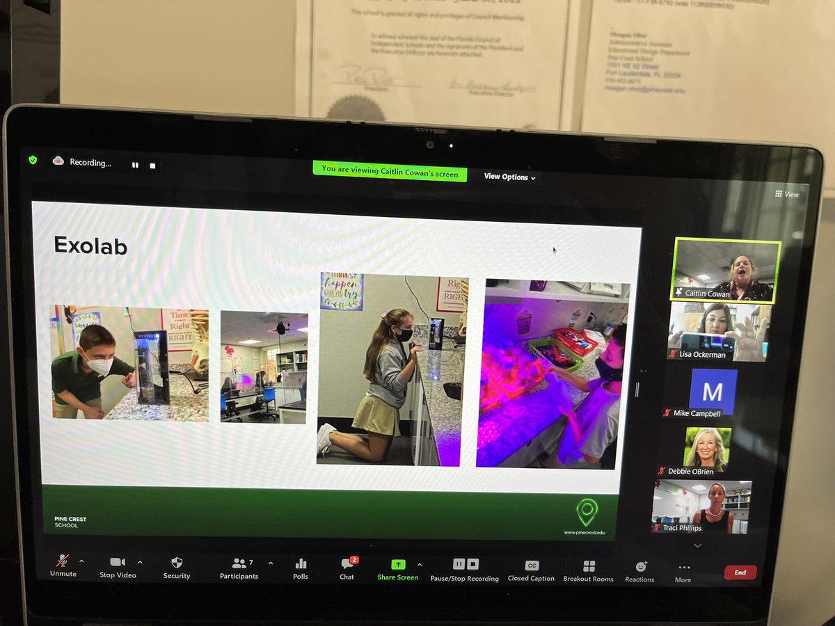PCInnoInstitute's tweet photo. Learning about @PineCrestSch Exolab #PCInnoInstitute https://t.co/4H9XkR9A7D