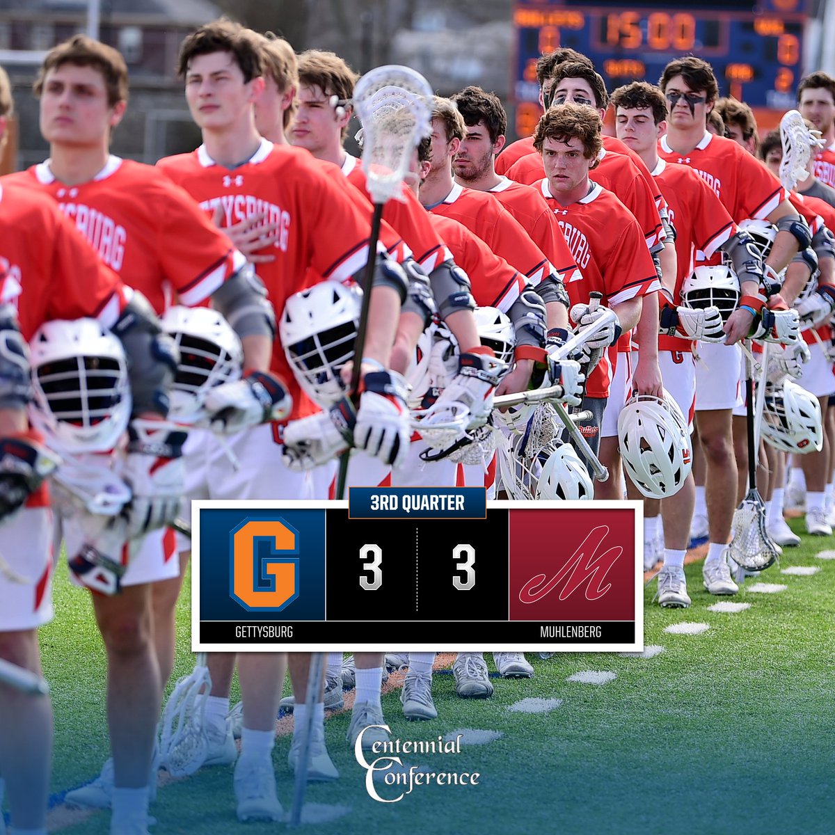 gburgbullets's tweet photo. MLAX: Gettysburg 3, Muhlenberg 3. #BulletsMLAX #GoBullets #CCMLAX #d3lax https://t.co/xCt4XvbXzR