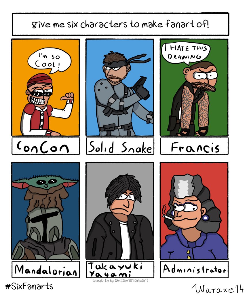 waraxe14's tweet photo. #drawing 
Decided to try those 6 fanarts drawings, not bad I guess ¯\_(ツ)_/¯ https://t.co/QNSNzLaHrd