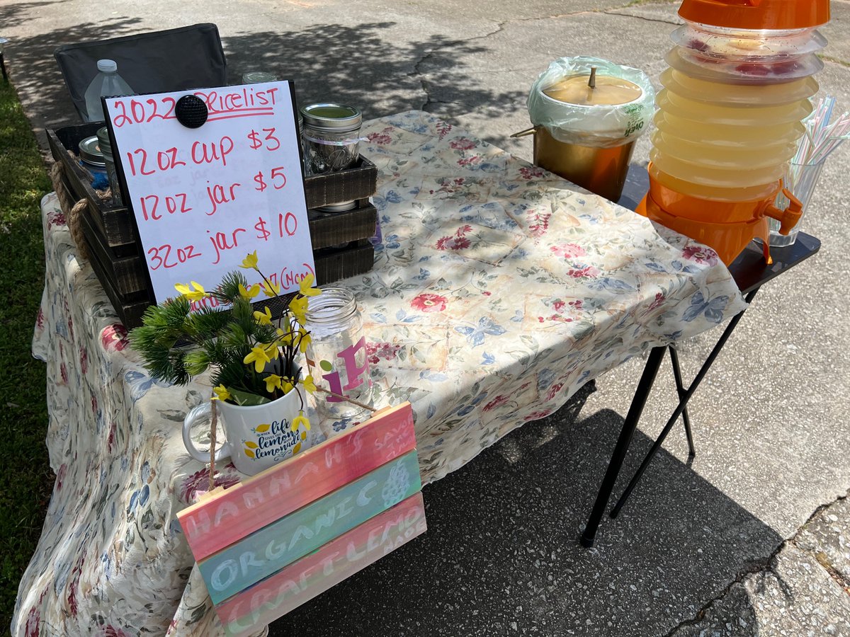 Hey guys! Its that time again! Hellloooo spring, and hellooooo organic craft lemonade! This is a start up sale! A whole season awaits! So come on by for a sweet sip of happiness!