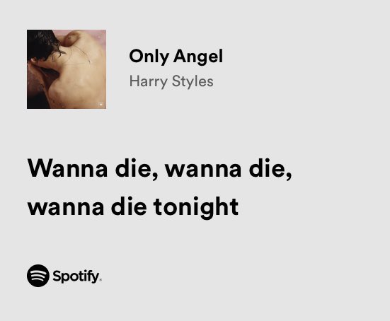 harry styles / only angel