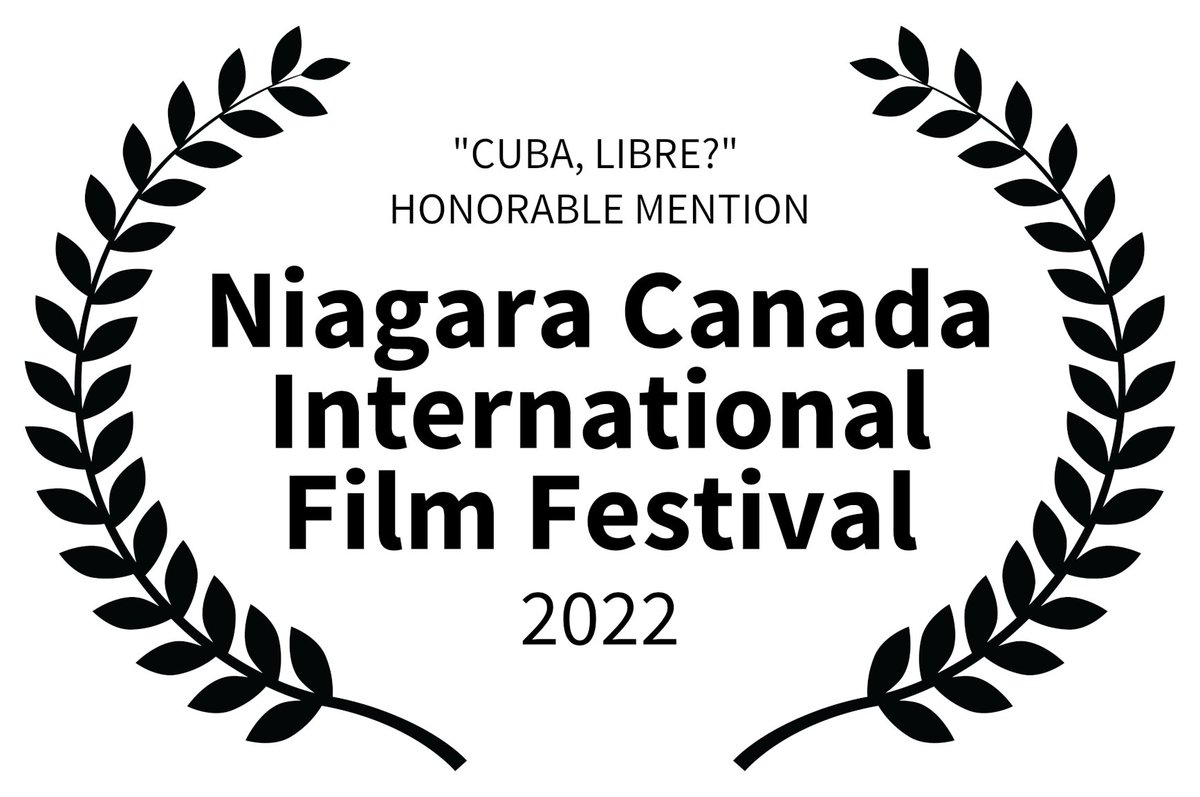 talestold's tweet photo. My @CubaLibreFilm has just been awarded an "Honorable Mention" by the Niagara Canada International Film Festival in Niagara Falls, Ontario.

It is the third such award for the film which has been recognized by seventy nine film festivals since its release in January of 2016. https://t.co/C1m9N1ysky