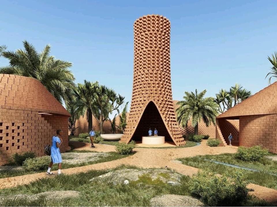 MawliDayak's tweet image. Au Burkina un projet d’école en matériaux locaux a gagné le prix Pritzker 2022, plus haute distinction en architecture. 
Au Niger les plans d’un futur musée de paléontologie en terre crue gagne déjà prix internationaux. 
Charmant, économise l’énergie et multiplie les emplois