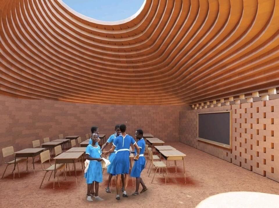 MawliDayak's tweet image. Au Burkina un projet d’école en matériaux locaux a gagné le prix Pritzker 2022, plus haute distinction en architecture. 
Au Niger les plans d’un futur musée de paléontologie en terre crue gagne déjà prix internationaux. 
Charmant, économise l’énergie et multiplie les emplois