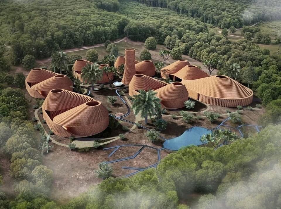 MawliDayak's tweet image. Au Burkina un projet d’école en matériaux locaux a gagné le prix Pritzker 2022, plus haute distinction en architecture. 
Au Niger les plans d’un futur musée de paléontologie en terre crue gagne déjà prix internationaux. 
Charmant, économise l’énergie et multiplie les emplois