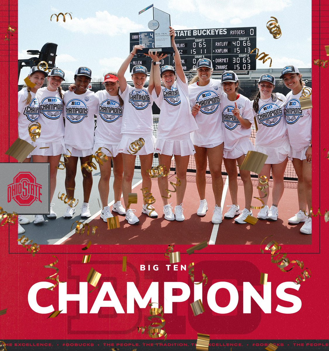 🏆 𝟮𝟬𝟮𝟮 𝗕𝗜𝗚 𝗧𝗘𝗡 𝗖𝗛𝗔𝗠𝗣𝗜𝗢𝗡𝗦 🏆

✔️ Perfect 11-0 in B1G play
✔️ Back-to-back B1G titles

#GoBucks