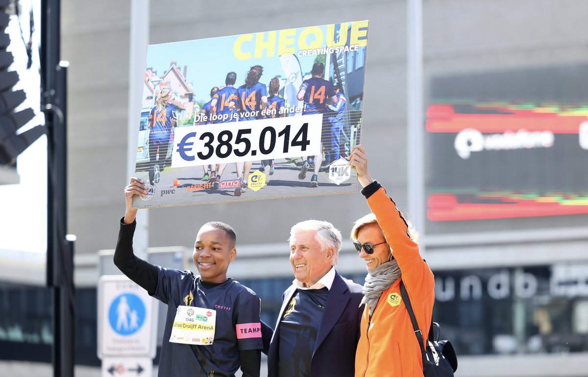 AjaxFoundation's tweet photo. De Cruyff Legacy #14KRun was weer een groot succes!
Was jij erbij vandaag? ๐ https://t.co/C6ppnCTQtg
