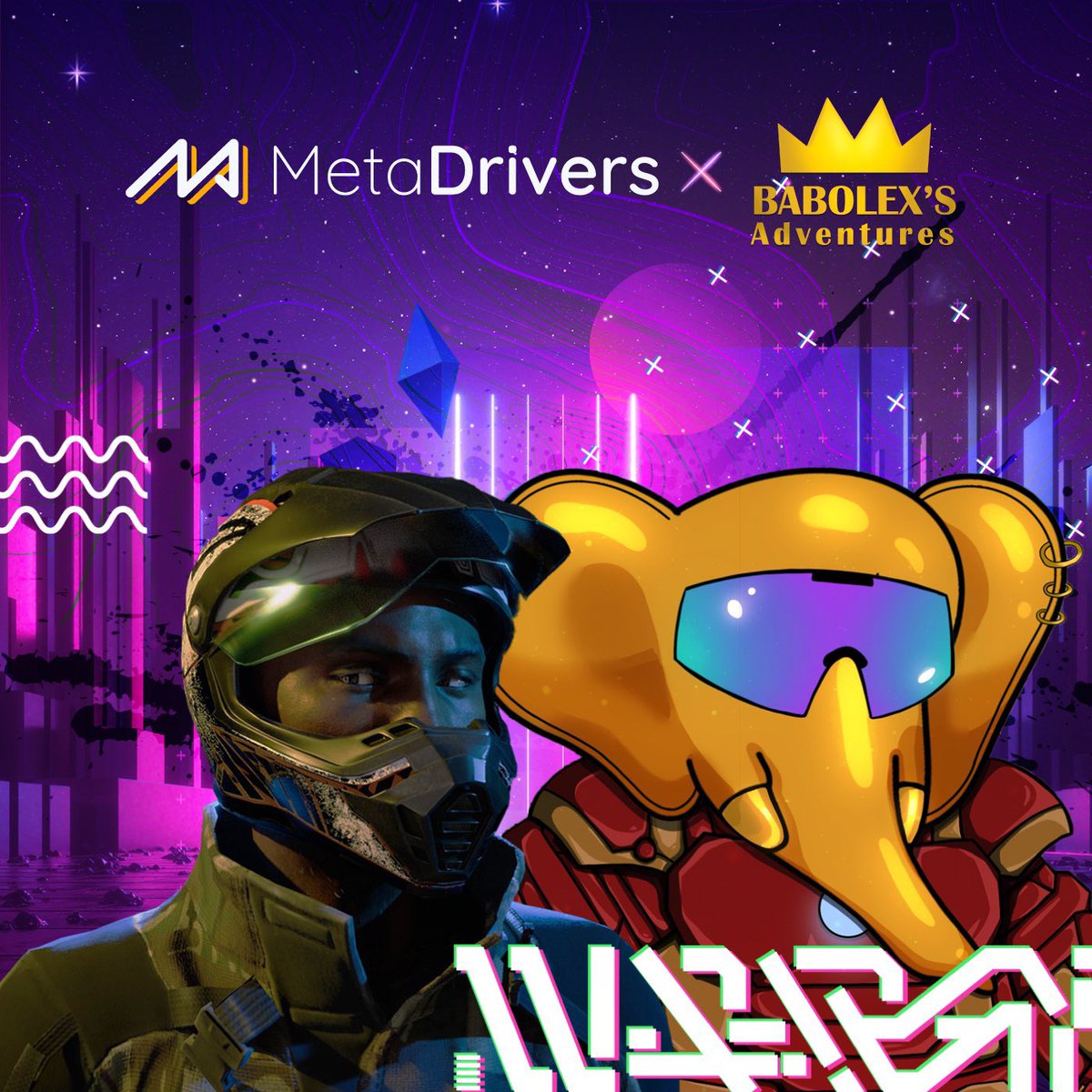 We are happy to announce our collaboration with <a href="/meta_drivers/">Meta Drivers</a>

🏆win 5 wl spots :

 ✅ ❤️ and RT 
 ✅ Follow <a href="/Babolex/">Babolex</a> and <a href="/meta_drivers/">Meta Drivers</a> 
 ✅ Tag 1 friend (1 tag=1 entry)
 ✅ Join their discord and ours.

👉 : discord.gg/metadrivers

Good luck🍀 

#NFTGiveaway #NFTs #NFTCommunity