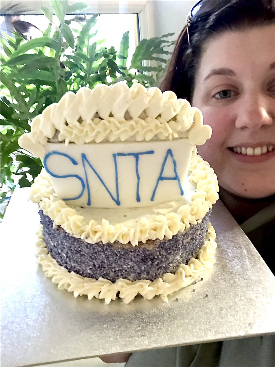 #SNTAbake what an awesome idea, baking your own trophy and then eating it! The kids thought licking the bowl was the best bit! #nursehat @NursingTimes