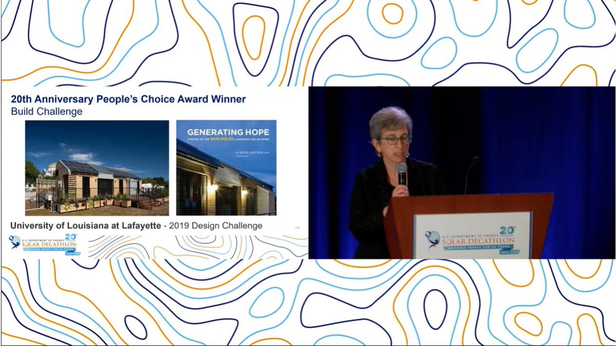 The people (you!) have spoken! The 20th Anniversary People's Choice Awards go to the <a href="/ULLafayette/">University of Louisiana at Lafayette</a> from the 2009 Build Challenge and <a href="/virginia_tech/">Virginia Tech</a> from the 2019 Design Challenge!