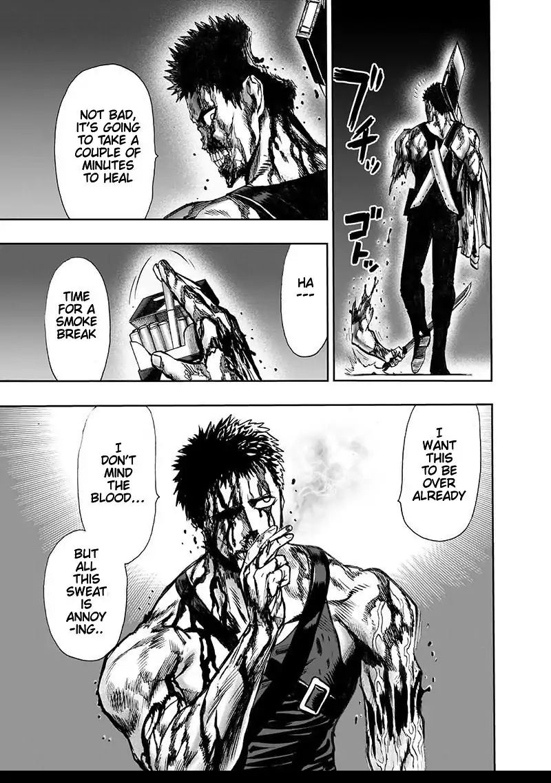 Capy_King's tweet photo. and this, friends, is why i love unkillable/immortal characters in fiction! Pure badassery!
The one punch man manga gets exceptionally well drawn the longer it goes. Its insane. (these images are pretty basic compared)
#OPM #onepunchmanspoilers #zombieman #chapter101 #badass https://t.co/kcWvlRorhY