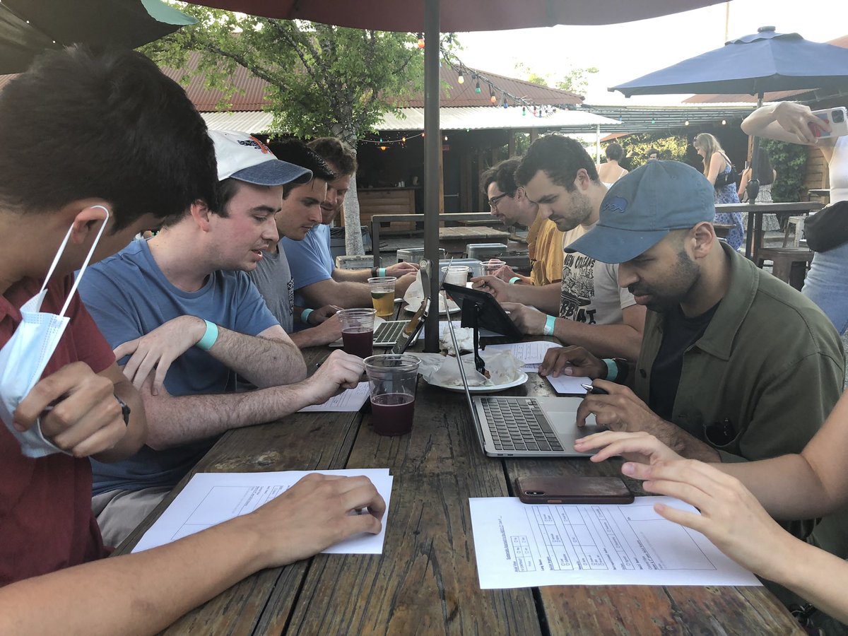ConnorSoles's tweet photo. Proud to post in the aftermath of the 2nd in-person event of 2022. @UqoRad ABDO CT clinic for developing a systematic approach to reading scans. MS3&amp;MS4’s raced the clock through 11 classic @Radiopaedia cases using a collaborative reading template. Thanks to all for coming out! https://t.co/VB0xzNeuQG