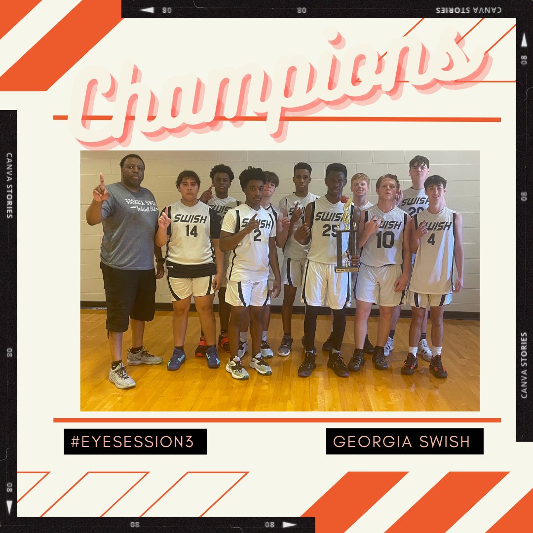 earnyourelite's tweet photo. Congratulations to the Georgia Swish who captured the JV championship of #EYESession3 https://t.co/ErFKOWWx44