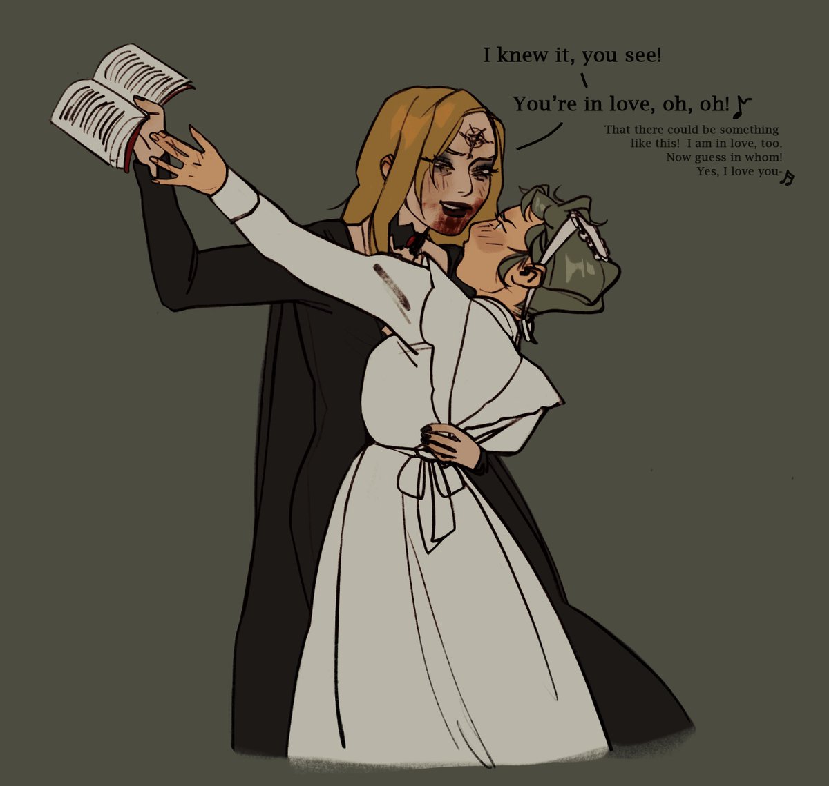 AcousticMalta's tweet photo. The maid is reading Carmilla or smth https://t.co/CK0vA7BwG8