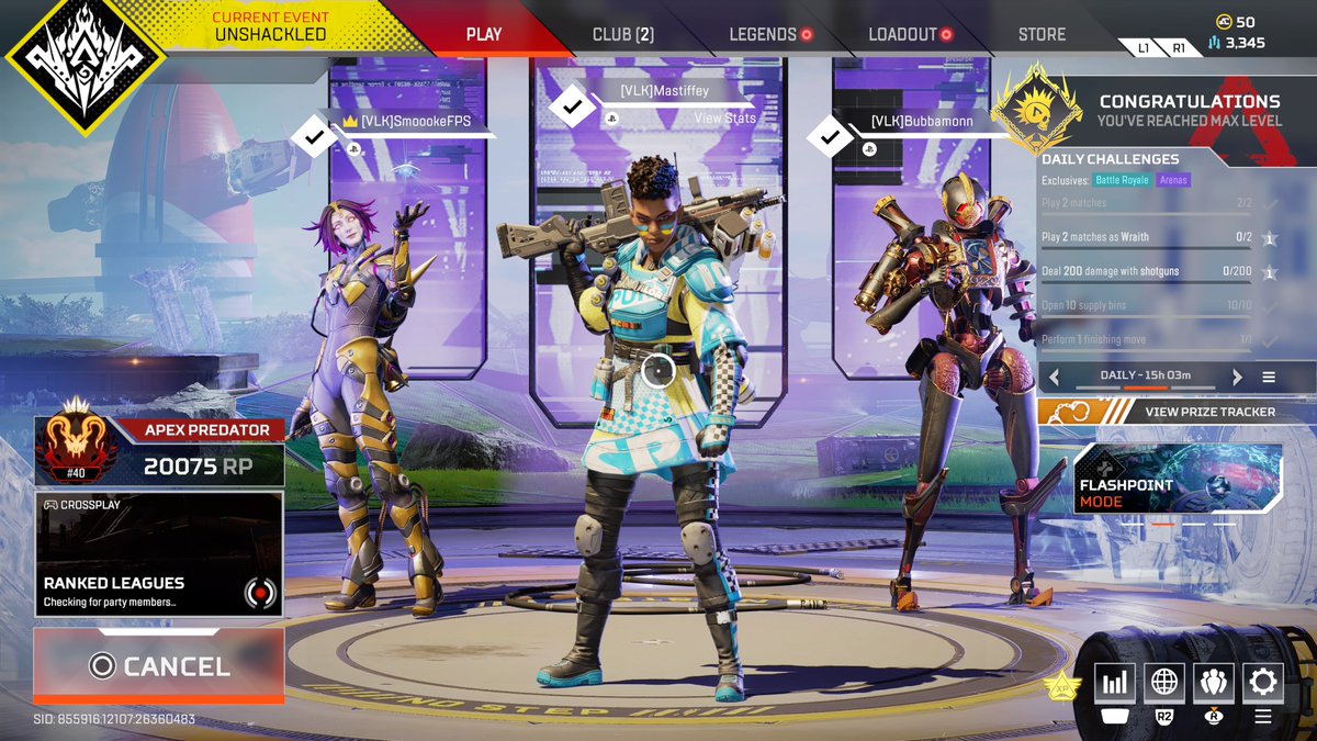 #PS5Share, #ApexLegends Wahooooo 20k!!!