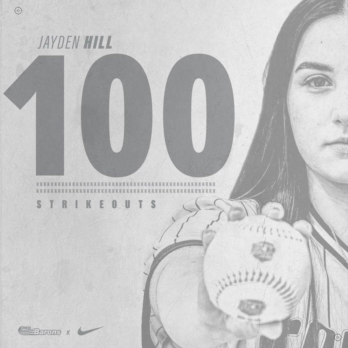 Jayden Hill records her 100th strikeout of the season as Corning completes the sweep of GCC with a game two 8-0 win.