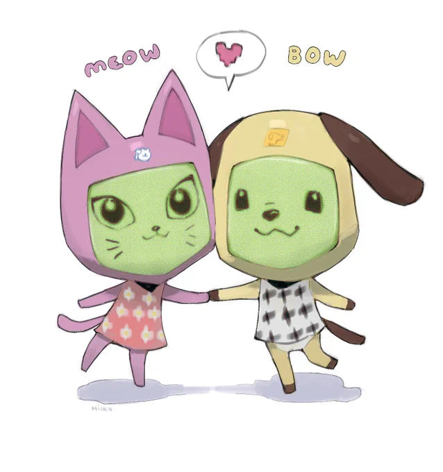just found out about these two animal crossing villagers today 