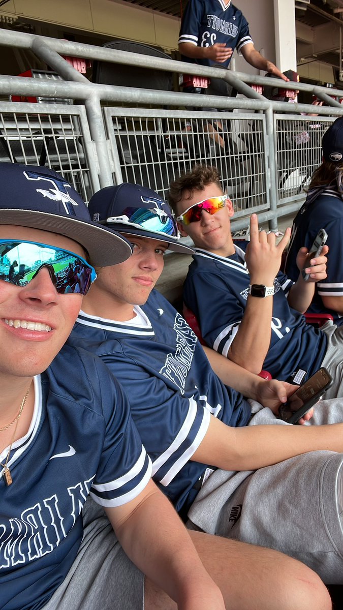 Here with my marketing friends at the <a href="/Reds/">Cincinnati Reds</a> game for Open Tryout day…