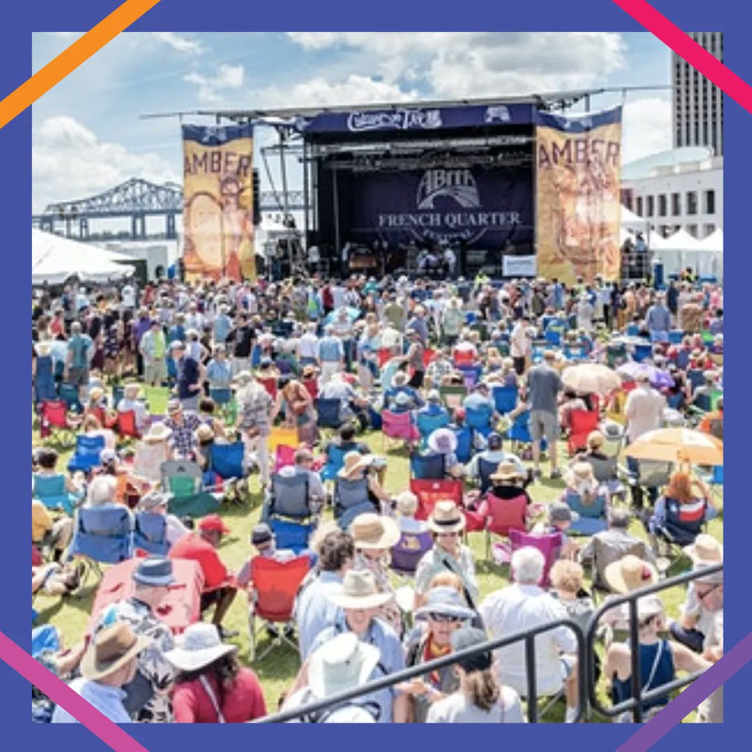MusictechNola's tweet photo. We are so excited that French Quarter Fest is back in person this year! It is one of the biggest festivals of the year and a celebration of the rich culture of New Orleans! If you have time, head down to French Quarter Fest today!

https://t.co/02z2RUjgbr

#nolamusictech https://t.co/9zAILq8Vig