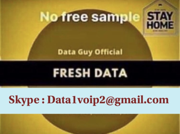Muslim Data for online Quran & Education Students (@muslimdata) on Twitter photo Fresh Online Quran & Online Education Students Data
50% Off on All Muslim Data 2022-
Muslim Data in bulk..DNC Scrubbed and Dups Removed .
All Cleanup and You'll enjoy the Connectivity and Conversion.
The admin team
Skype - Data1voip2@gmail.com Fresh Online Quran & Online Education Students Data
50% Off on All Muslim Data 2022-
Muslim Data in bulk..DNC Scrubbed and Dups Removed .
All Cleanup and You'll enjoy the Connectivity and Conversion.
The admin team
Skype - Data1voip2@gmail.com