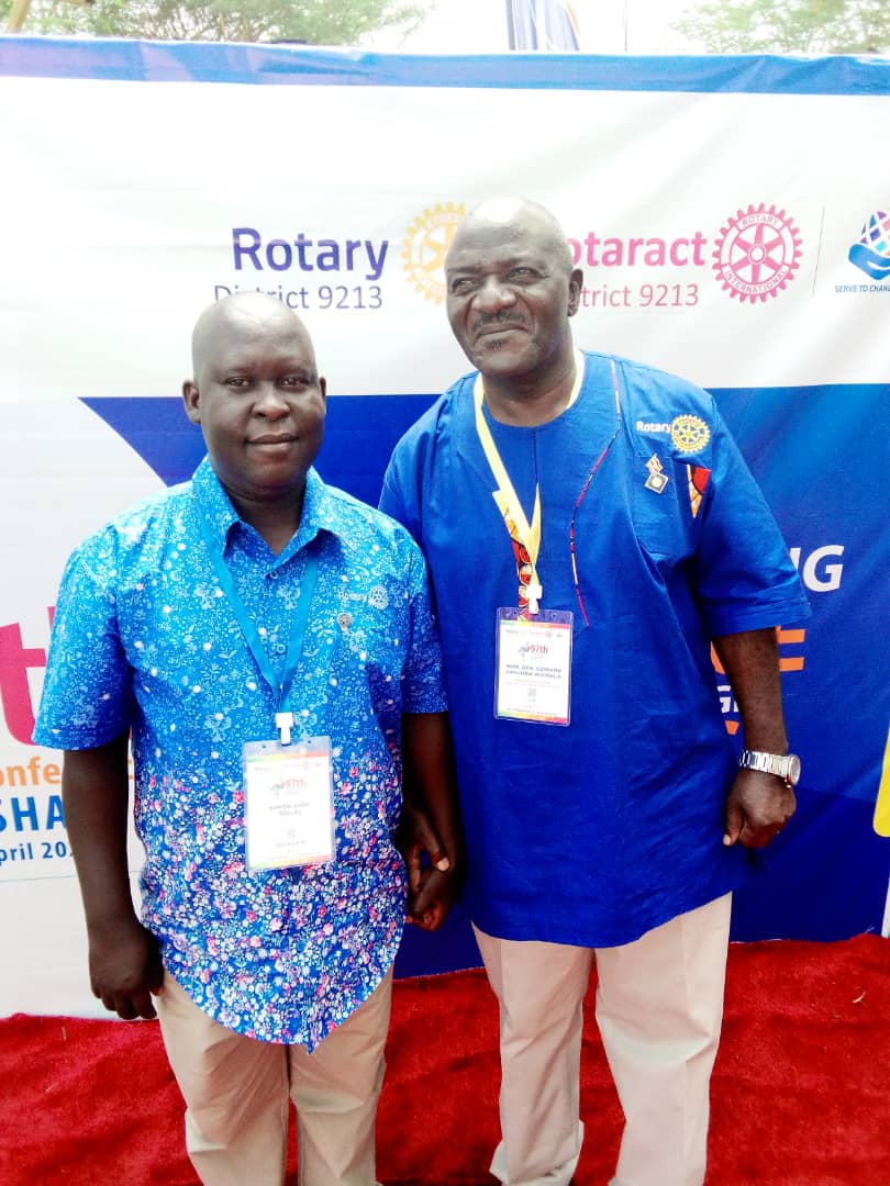 <a href="/RotarySoroti/">Rotary Club Of Soroti Central</a> Rotarian Jude photo Op with General <a href="/GenWamala/">General Edward Katumba Wamala</a> 
#97THDISCON