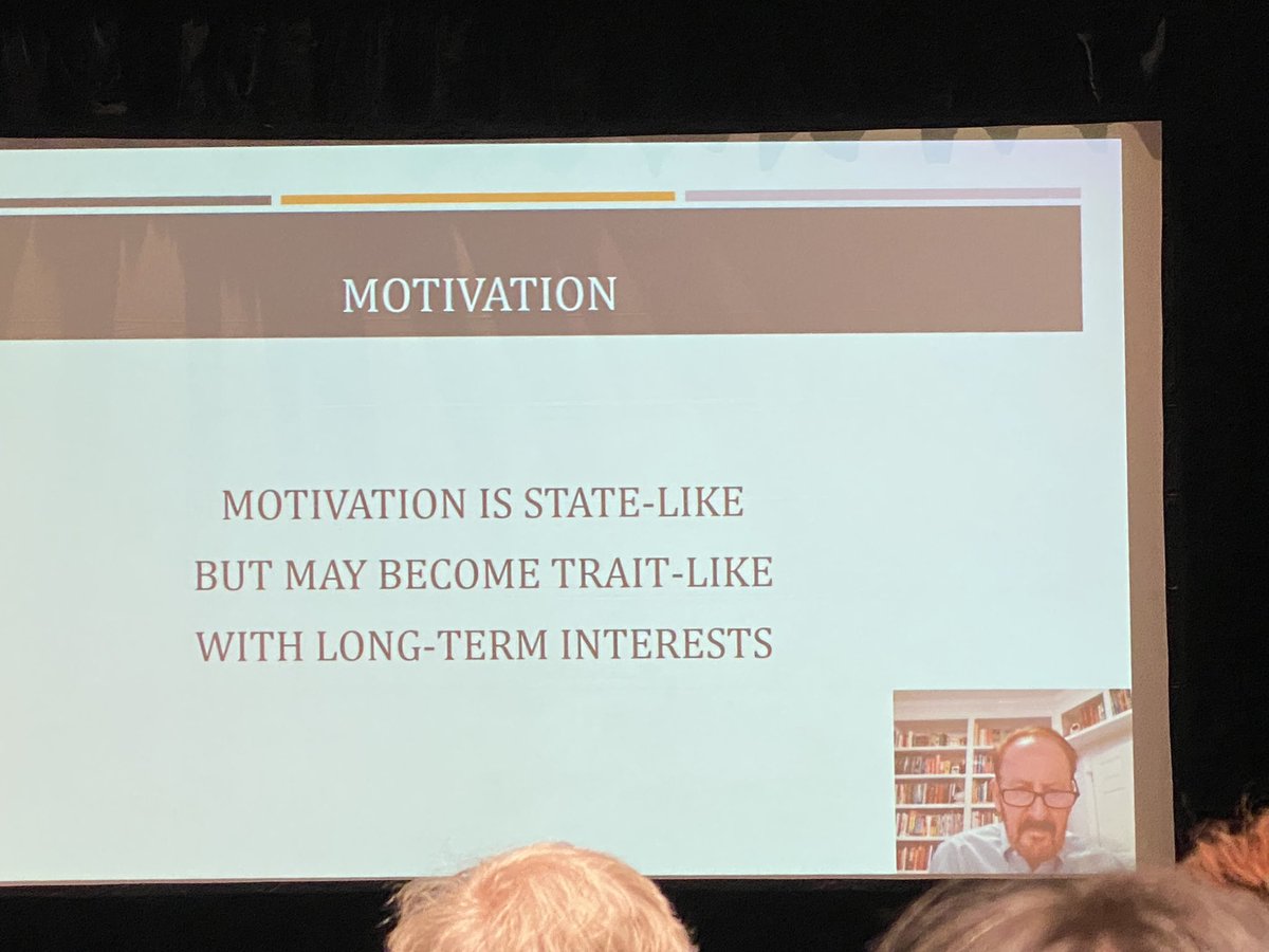 #AERA22: What is motivation? Is It a state, a trait, a process, or an outcome? Paul Schunk: “Yes.”