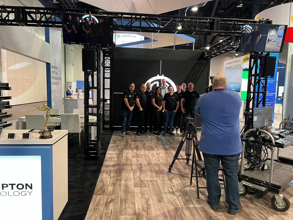 BromptonTech's tweet photo. It’s day 1 of NAB Show! We’re really excited to be here and demo our industry-leading features making multi-camera virtual production a reality.

Visit us on booth N7125 in the North Hall

#bromptontech #thebromptondifference #nabshow #tesserafeatures https://t.co/k5OOXPKJS6