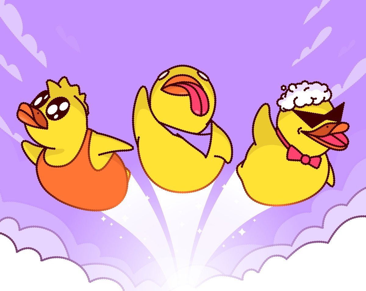 0xShoshi's tweet photo. @zscuffed First dynamic NFT, OS verified, will blow up once people truly catch on and understand the long-term value @RubberDuckBP #RDBP #DynamicDucks #DucksFlyTogether https://t.co/oBaONhwzuv