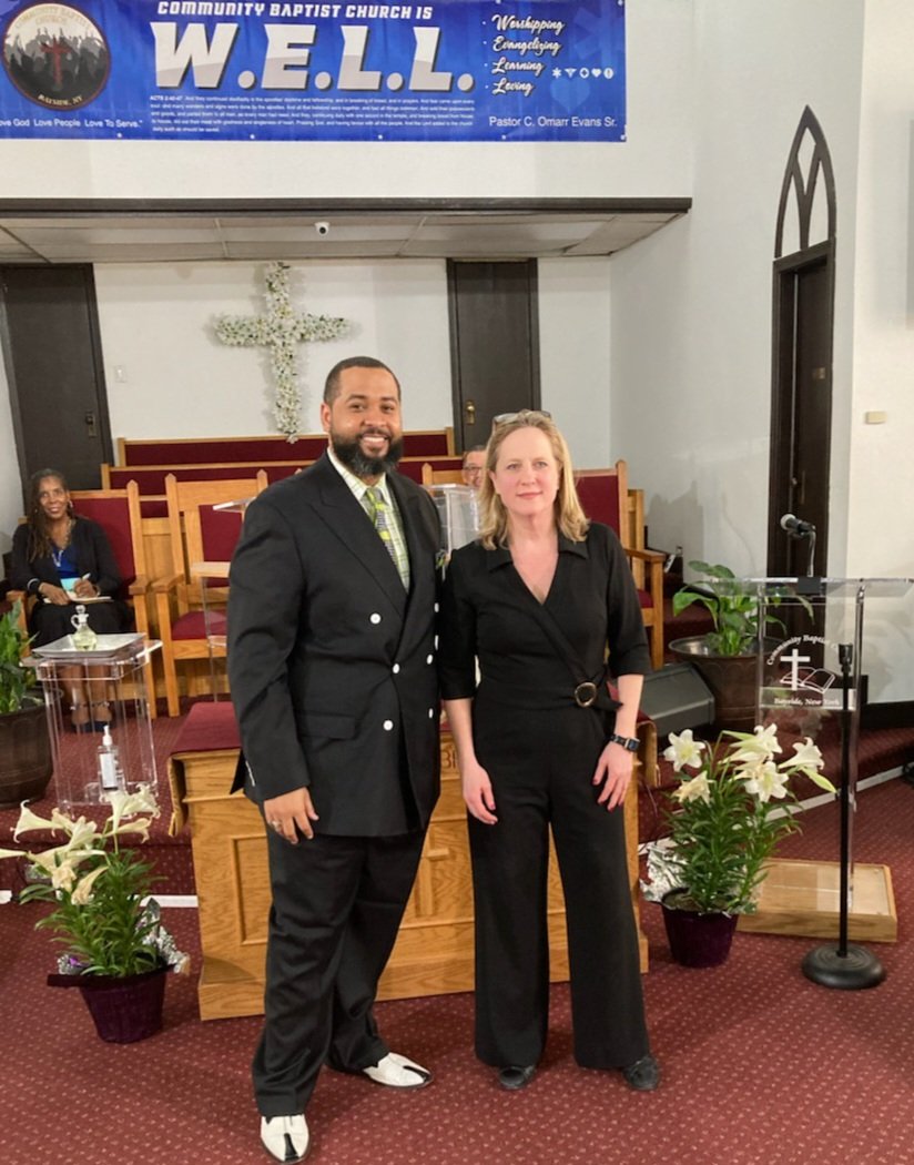 QueensDAKatz's tweet photo. Our faith-based leaders are vital partners in our mission to empower and support Queens communities.

Pleasure visiting #CommunityBaptist Church of #Bayside this afternoon. https://t.co/T54UwwrZsV