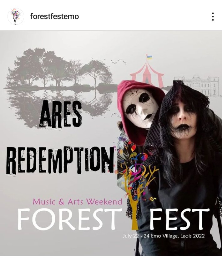 Delighted to be part of @forest_fest tickets on sale now #laois #emo #Irish #alternative #rock #Original #music