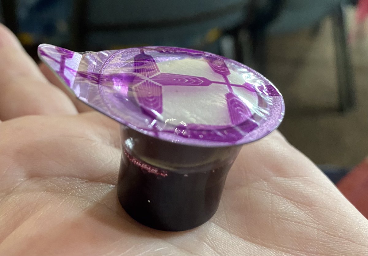 gilloism's tweet photo. Today after more than 2 & 1/2 years I received both bread and wine… well… grape juice #individuallypackedcommunion #afirstforme https://t.co/rJv1rwNCsC