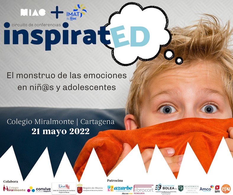 MIACeduca's tweet photo. 📣 ¡Vuelve #inspiratED! 📣
Circuito de conferencias especializadas organizadas por @ESICimat y @MIACeduca
1ª Parada:📍CARTAGENA | 21 de mayo
¡Aprovecha el lanzamiento e inscríbete GRATIS! 🫢
ℹ️ Info e inscripción: https://t.co/p9mFsYBTXZ https://t.co/AqG1TFrcfZ