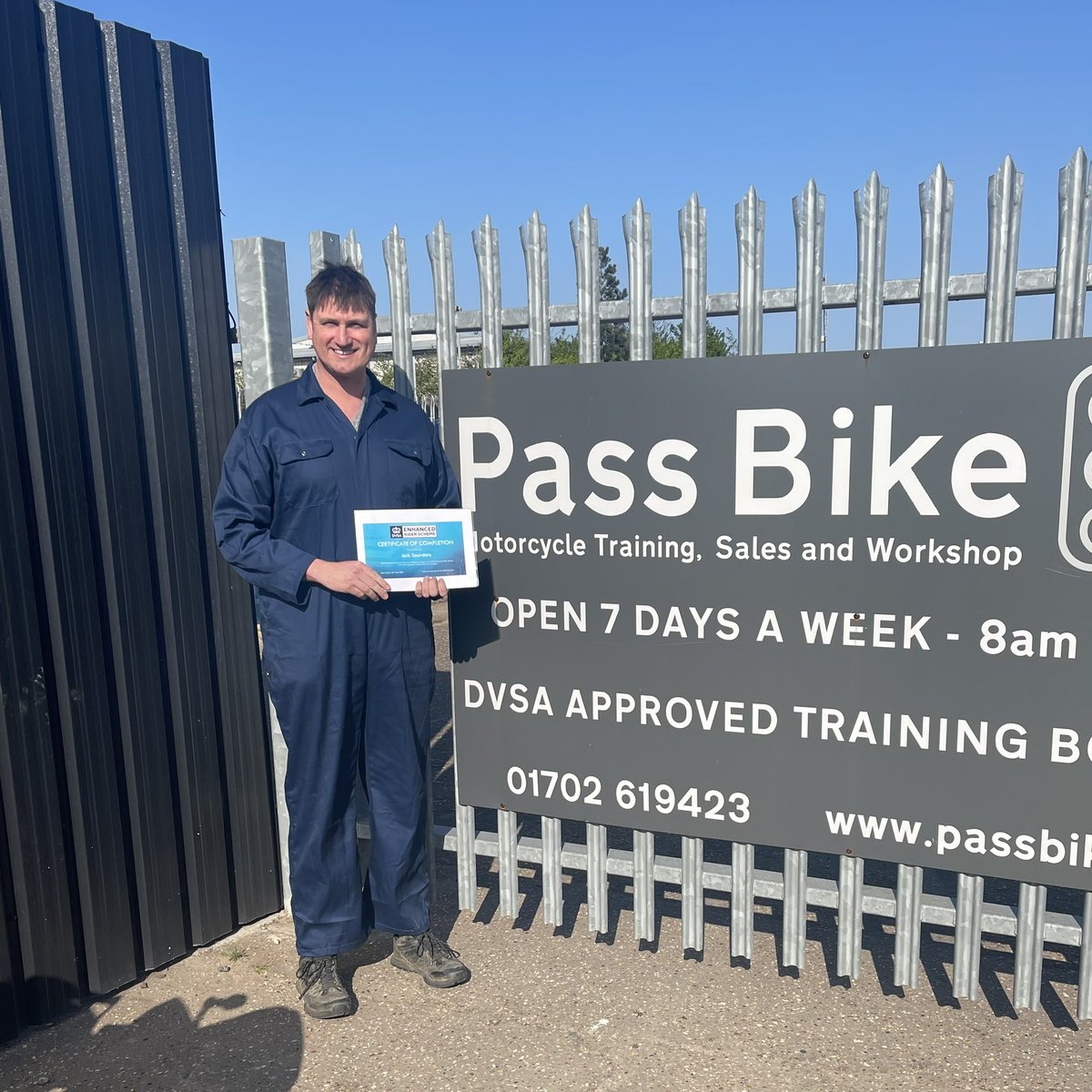 MyLilBlueBook's tweet photo. Amazing day with @PassBike training Completing a @DVSAgovuk Enhanced Rider Scheme certificate in Motorcycle Maintenance.

Was a lot of fun and learnt loads that will help me keep my motorbike going. Would highly recommended to any other motorbike riders! 🏍#Essex #DVSA https://t.co/4M32gVmtxg