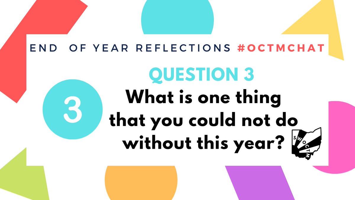 swoctm1's tweet image. Q3 Tell us about one thing you couldn’t do without this year! #octmchat