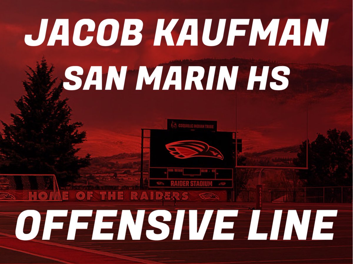 JacobKaufman75's tweet photo. I’m extremely grateful to receive an offer from SOU after a great conversation with @CoachMalotSOU ⚫️🔴 @allfootballSM https://t.co/FWS41sK1rZ
