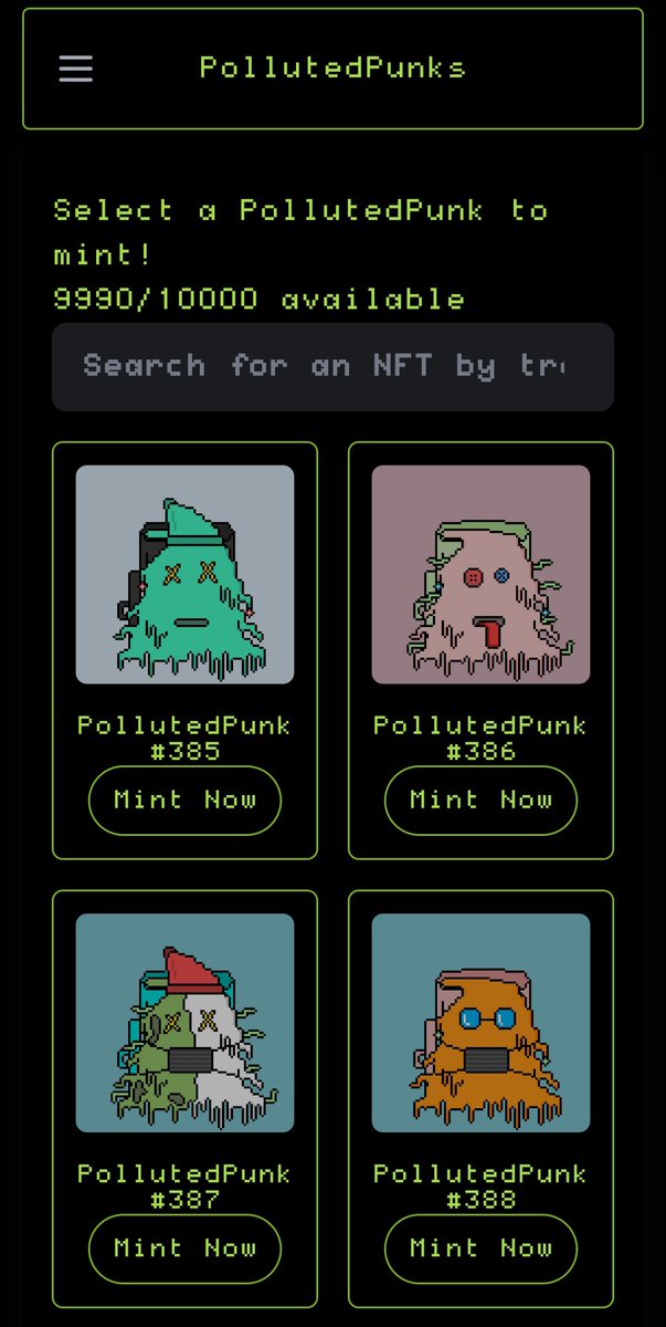 PollutedPunks ❁ tweet media