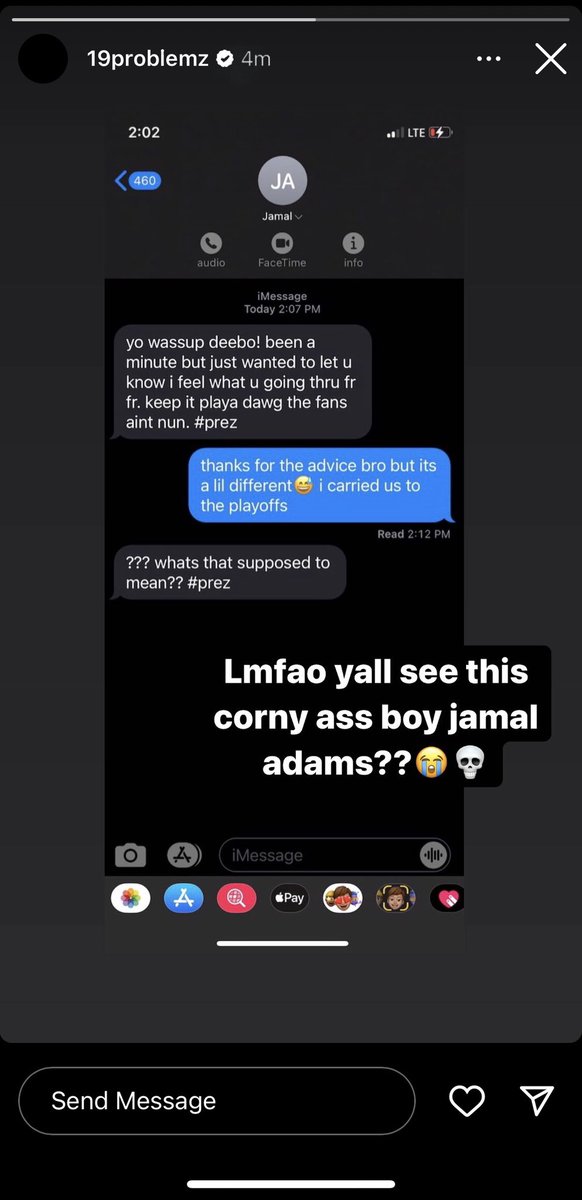 Deebo Samuel just posted this on his instagram story and deleted it shortly after...👀