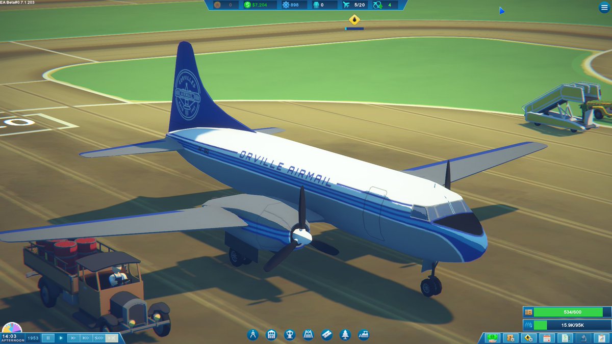 WolfertonEris's tweet photo. Since the recent Beta+ of Sky Haven and well here are looking at three different aircraft DC-6, L-1049, and even a Convair-240 in my created airport!
#Skyhaven #aircraft #aviation #Convair #CV240 #Sabena #Lockheed #L1049 #Airline #indiegame #Airport #superconstellation #DC6 https://t.co/K8knBio1F3