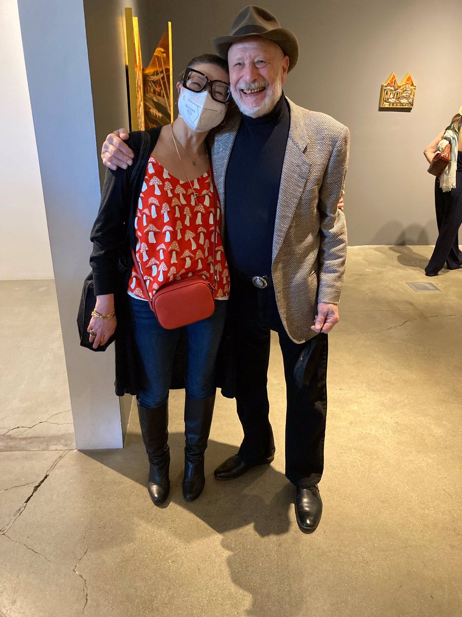 BarbLimStudio's tweet photo. It is always great to see my sculpture prof, Al Farrow! Check out his work at Catherine Clark Gallery (SF) 🔥🔥🔥 #alfarrow #catherineclarkgallery #mentor #sculptor #grateful https://t.co/uSKQ5cW82O