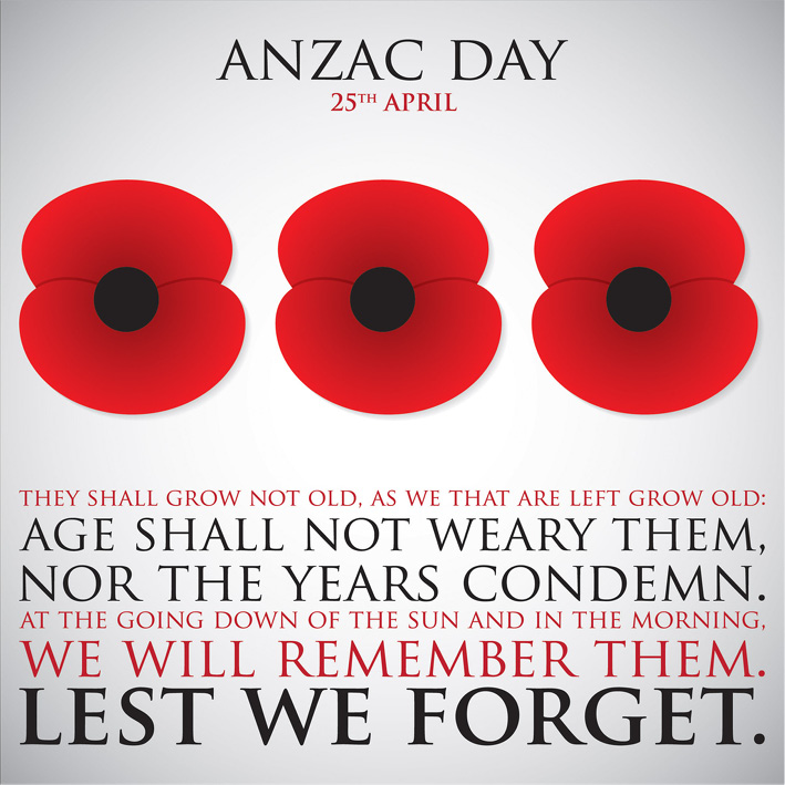 Thank you to our brave soldiers that fought for our country and our freedom. LEST WE FORGET 🌹 #anzacday #wewillrememberthem
