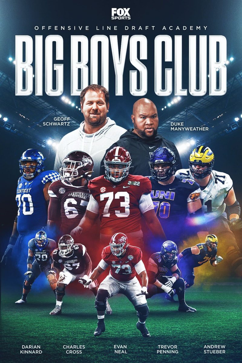 Just FOUR hours away from the premiere of 'Big Boys Club.' 🙌 📺: Catch the full feature at 7:30 ET across all FOX Sports Digital platforms!