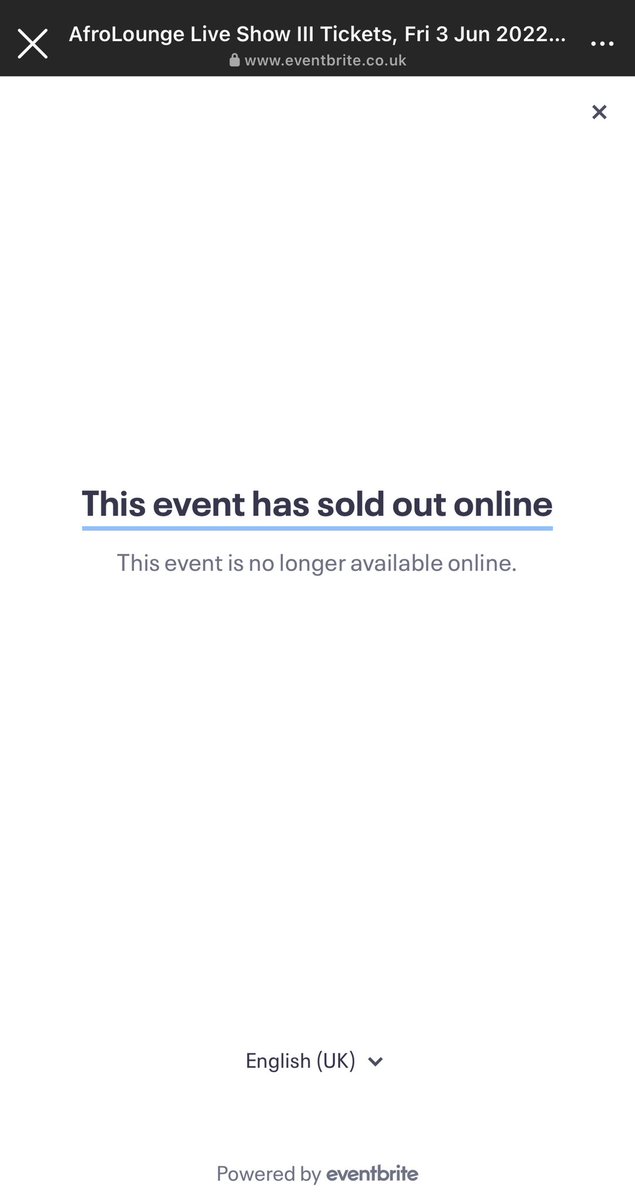 _afrolounge's tweet photo. We Have Officially Sold Out For The 3rd Time In A Row.

@JamiieLopez_ X @riduyile 🥳👏🏾💃🏾🍾 https://t.co/8ahceDk8Od