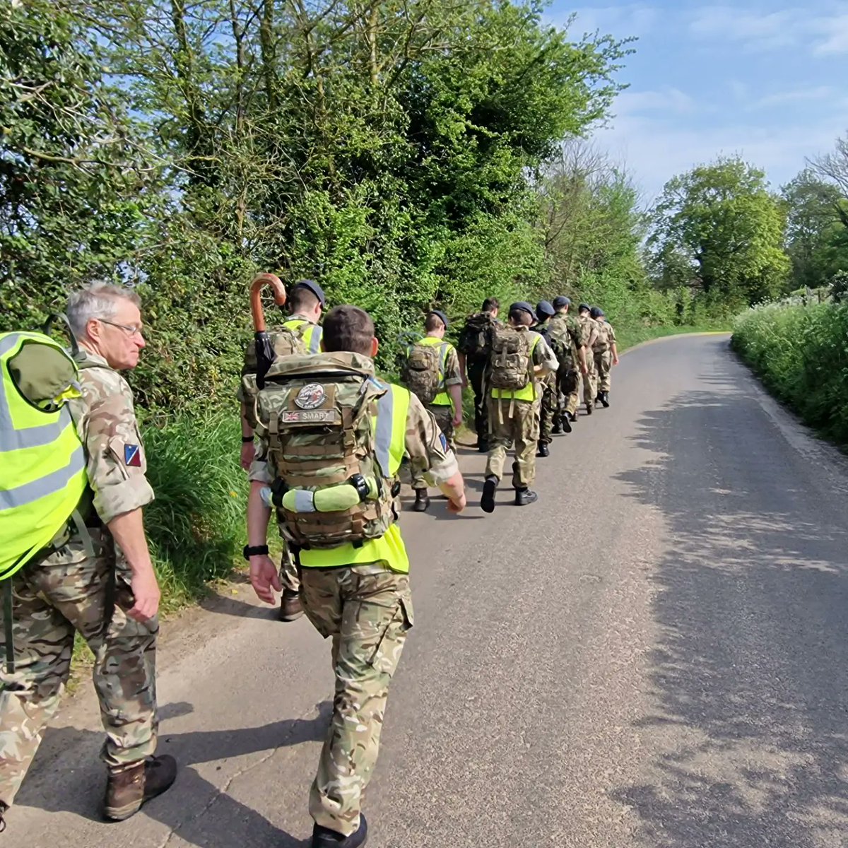 BGWroadmarching's tweet photo. Another fantastic training walk, the last one before the Bronze and Silver 2 day event in a fortnight! https://t.co/QlhUe8yU23