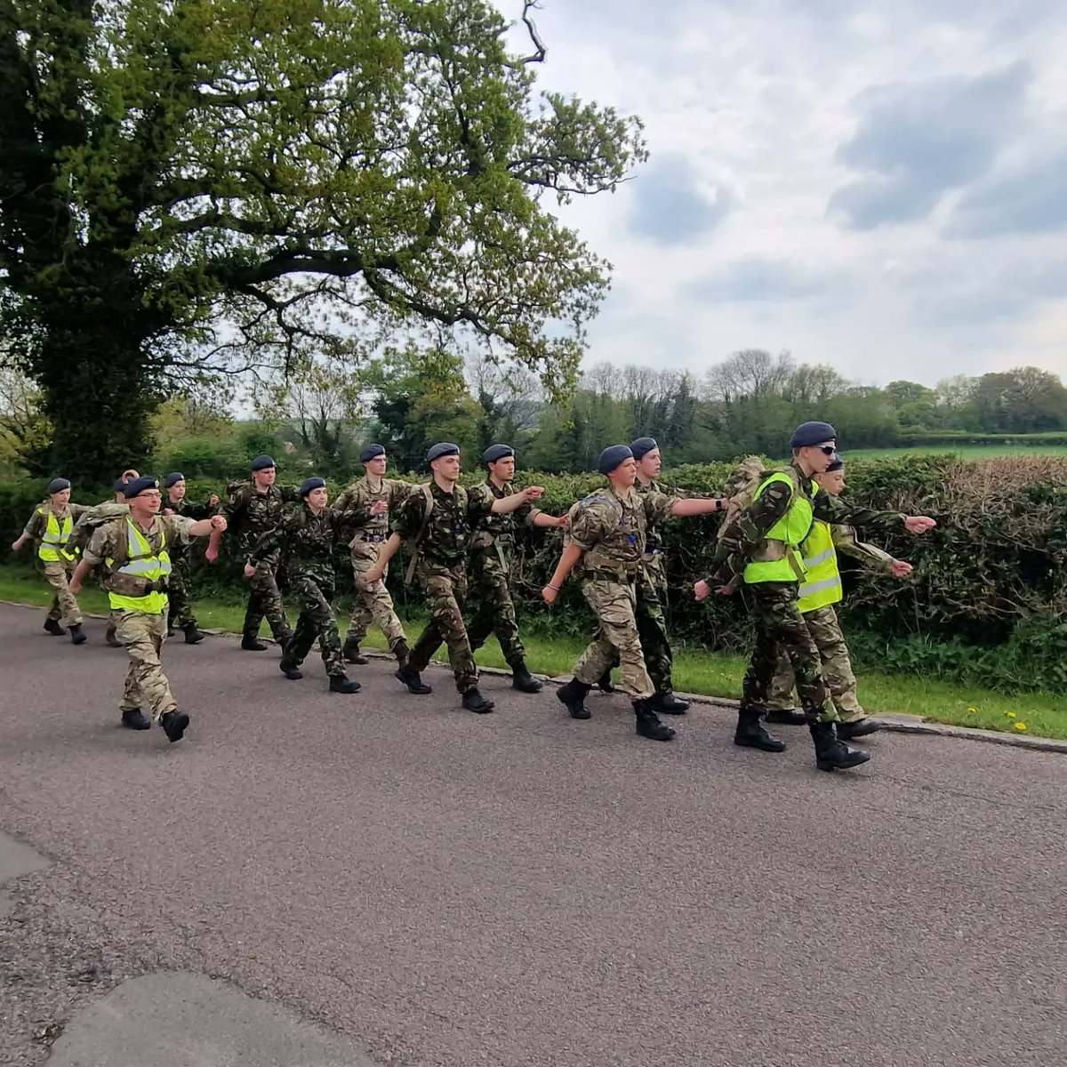 BGWroadmarching's tweet photo. Another fantastic training walk, the last one before the Bronze and Silver 2 day event in a fortnight! https://t.co/QlhUe8yU23