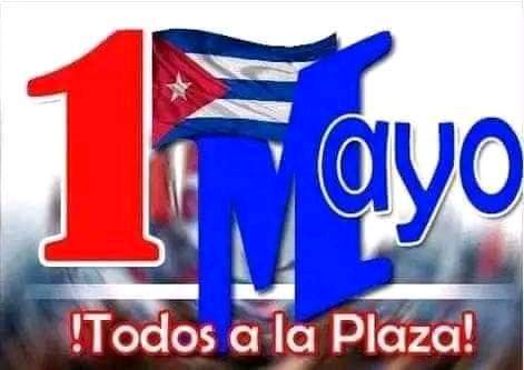 AnaTeresitaGF's tweet photo. Será un #PrimeroDeMayo para ratificar el respaldo a la #Revolución, al legado de #Fidel, de #Raúl y la continuidad con @DiazCanelB.
Los trabajadores del @MINCEX_CUBA estaremos presente en la Plaza. 
#VamosConTodo
#CubaViveYTrabaja https://t.co/59tQzek0hQ